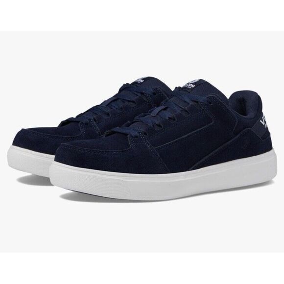 Volcom Z9928 Navy‎ Suede Evolve High Top SD Comp Toe Men's Shoes Size 9 W - Picture 1 of 10